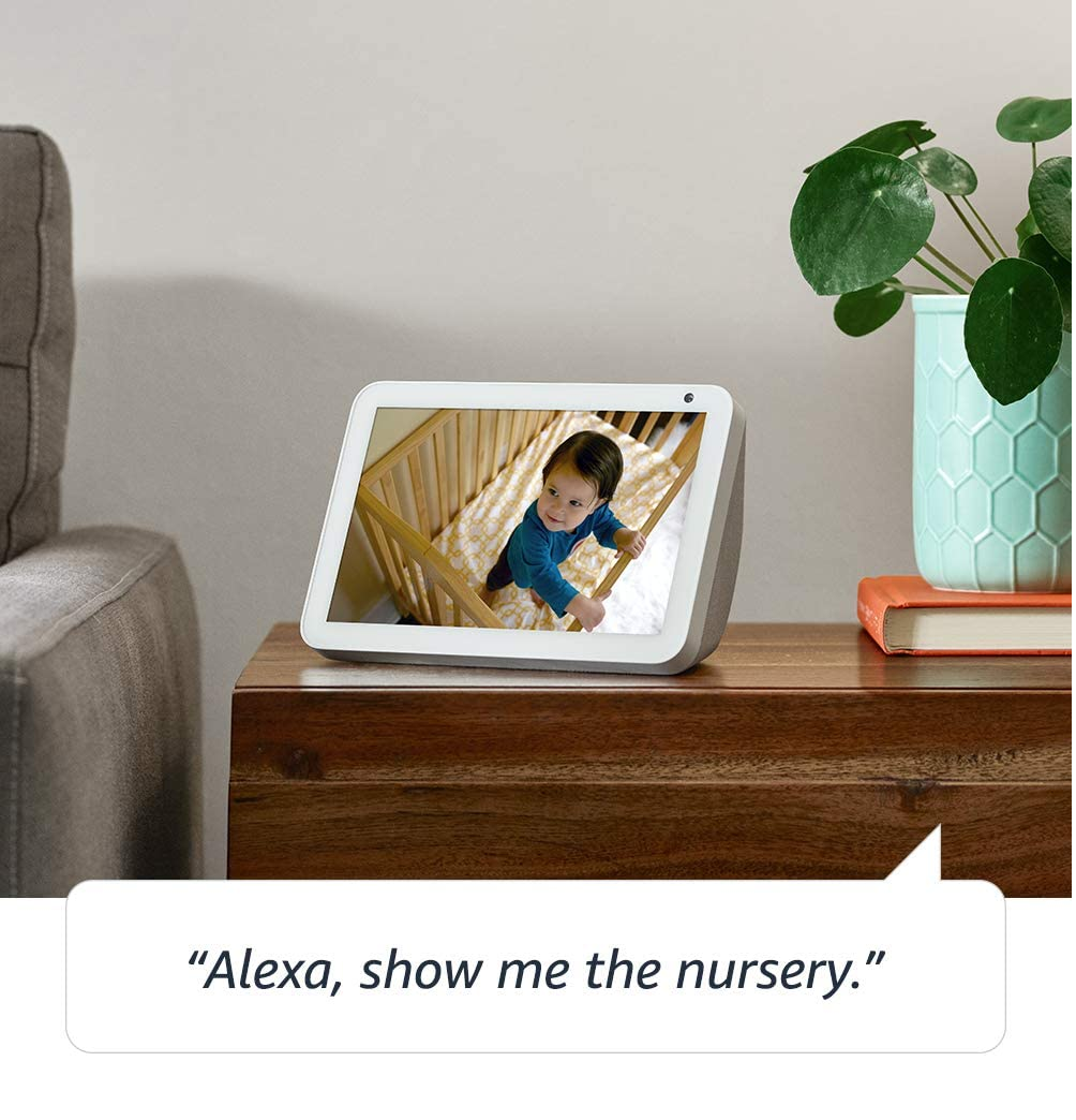  Echo Show 8 -- HD smart display with Alexa – stay connected with video calling - Charcoal
